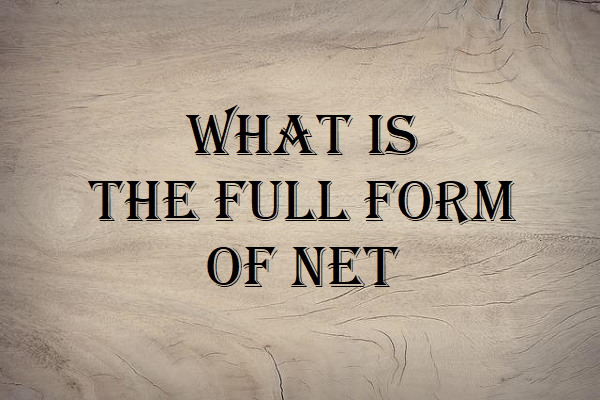 full form of NET